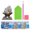DIY Winter Owl Diamond Painting Ornaments（Single-Sided）