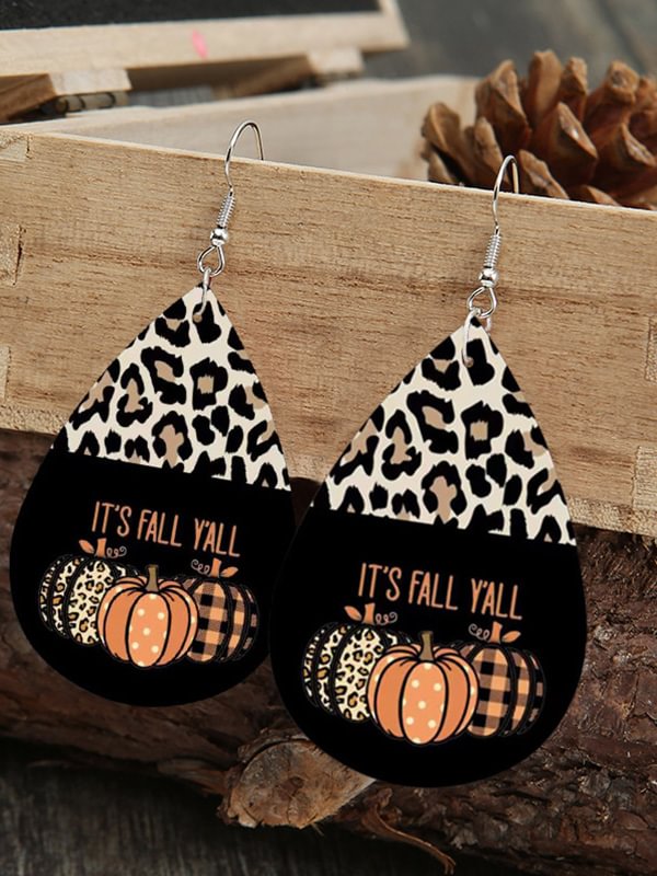 It's Fall Y'all Pumpkin Earrings