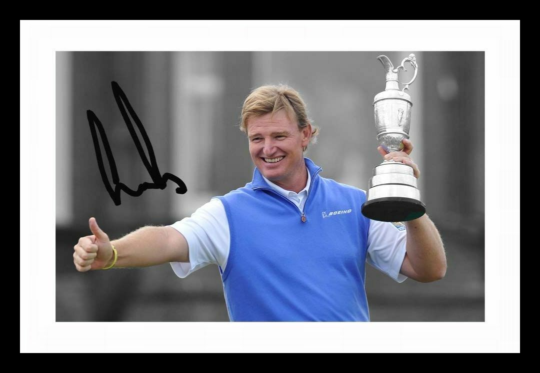 Ernie Els - The 2012 Open Autograph Signed & Framed Photo Poster painting