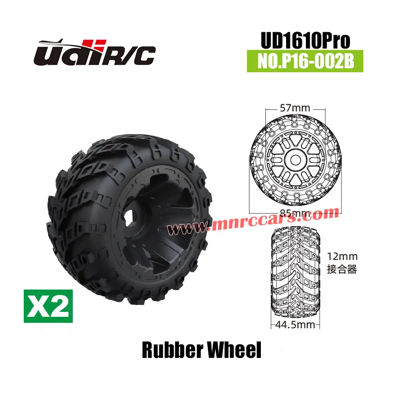 UDIRC UD1610Pro RC Truck Parts Wheel P16-002A/B