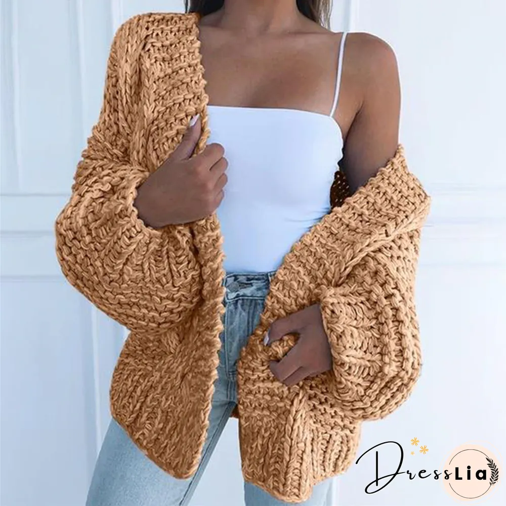 New Autumn And Winter Long-sleeved Sweater Cardigan Women's Sweater Cardigan Women's Pullover