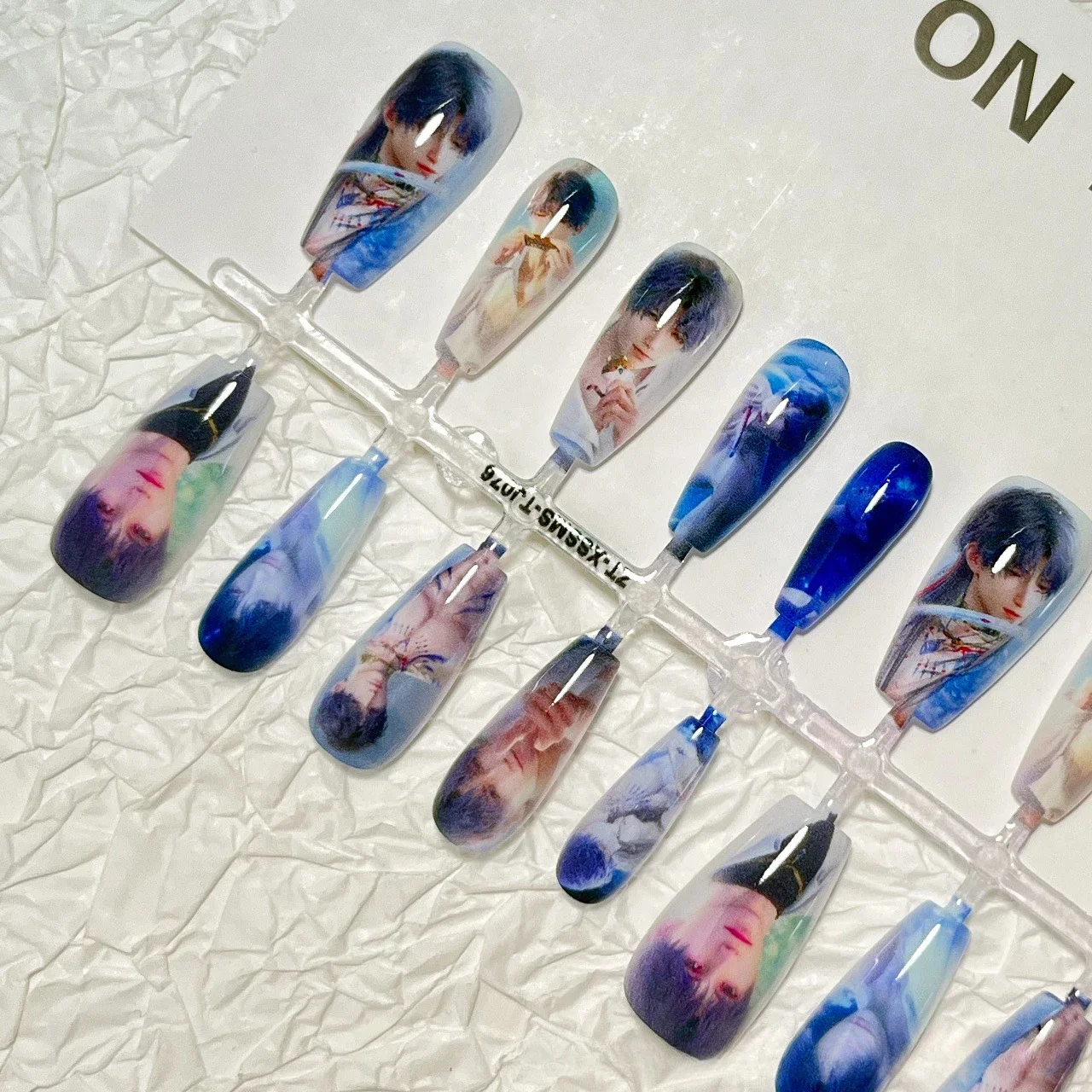 Oncedot Love and Deepspace Xavier Rafayel Zayne Qinche Lishen Qiyu Shenxinghui Otome Game Fake Nails Cute Popular Manicure Accessories