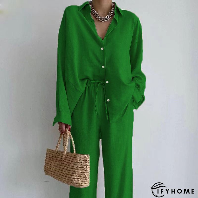 Simple Crew Neck Long Sleeve Sweater | IFYHOME