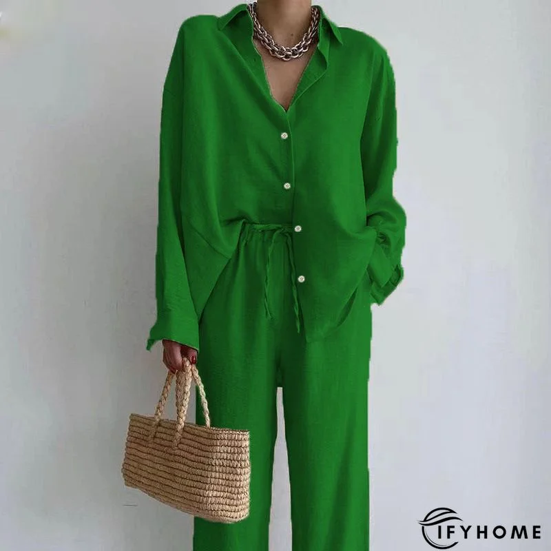 Simple Crew Neck Long Sleeve Sweater | IFYHOME