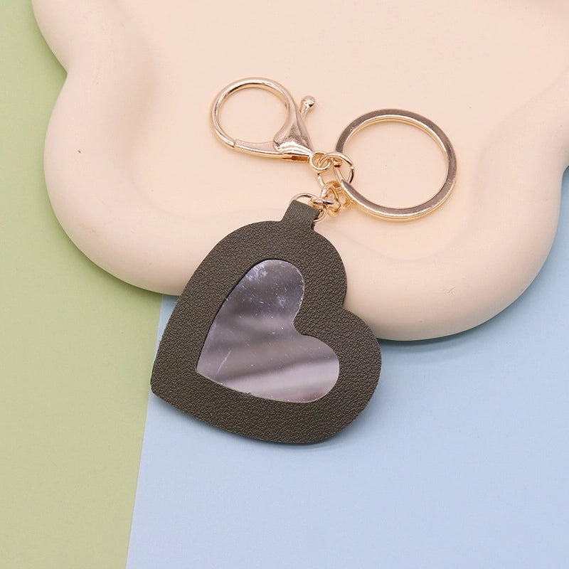 Minimalist Flower Pu Leather Women’s Keychain