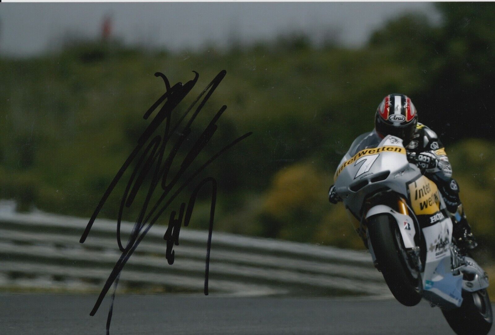 Hiroshi Aoyama Hand Signed 12x8 Photo Poster painting - MotoGP Autograph.