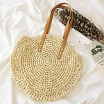Fashion Round Beach Woven Bag - Image 9