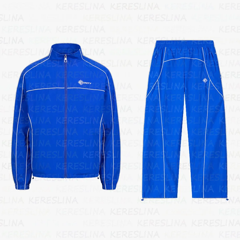 Athvotar Athvotar And Winter Sports Suit Wind Jacket Simple Street Fashion Zipper Solid Color Coat Men And Women