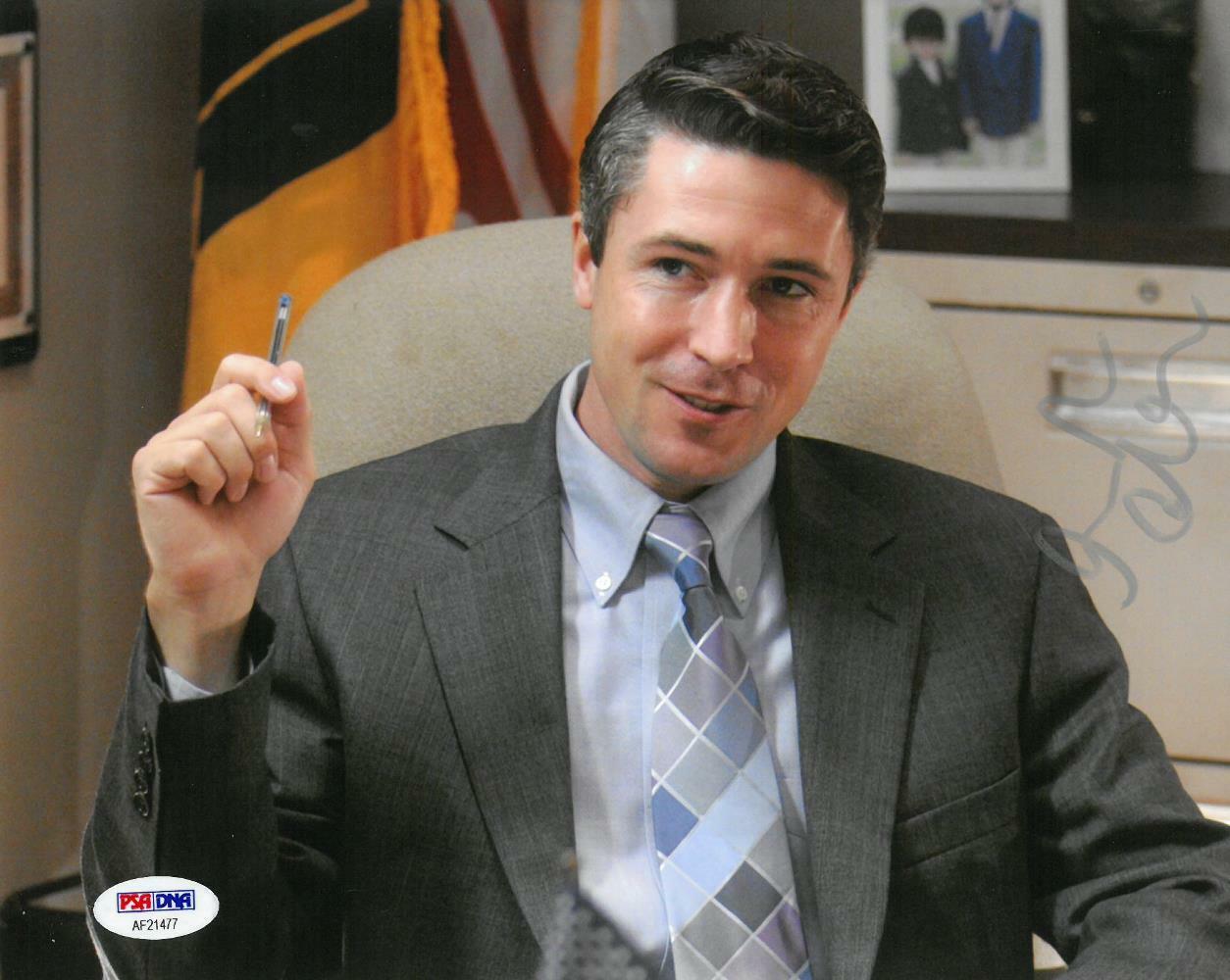 Aidan Gillen Signed The Wire Authentic Autographed 8x10 Photo Poster painting PSA/DNA #AF21477