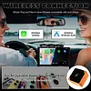 2 in 1 Wireless CarPlay Adapter Plug & Play for Apple iOS 10+Android 11+ Version