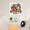 Christmas Cottage-11CT Counted Cross Stitch 50*50cm/19.69*19.69in