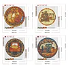 4pcs Diamond Painting -DIY Round Drill Autumn Pumpkin