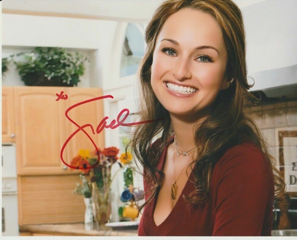 Giada de Laurentiis Autographed signed 8 x 10 Photo Poster painting