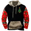 3D Printed Unisex Patterned Crew Neck Christmas Sweatshirt