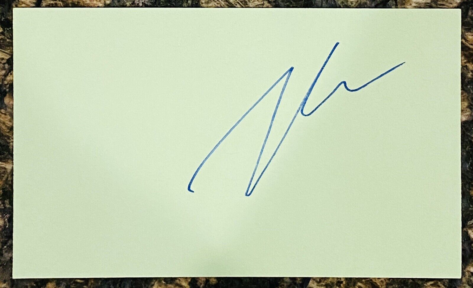 Katie Holmes Signed Index Card Actress Batman Mad Money Jack & Jill Autographed