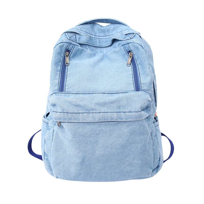 Fashion Ladies Denim Canvas School Backpack Boy Girl Travel Student Bag Female College Backpack Men Women Laptop Bags Rucksack Back to School