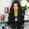 Fashion Big Wave Human Hair Wigs | Long Curly Wavy Full Hair Wigs