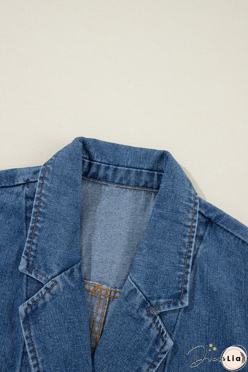 Raw Hem Denim Jacket