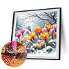 Diamond Painting - Full Round Drill - Flowers(Canvas|40*40cm)