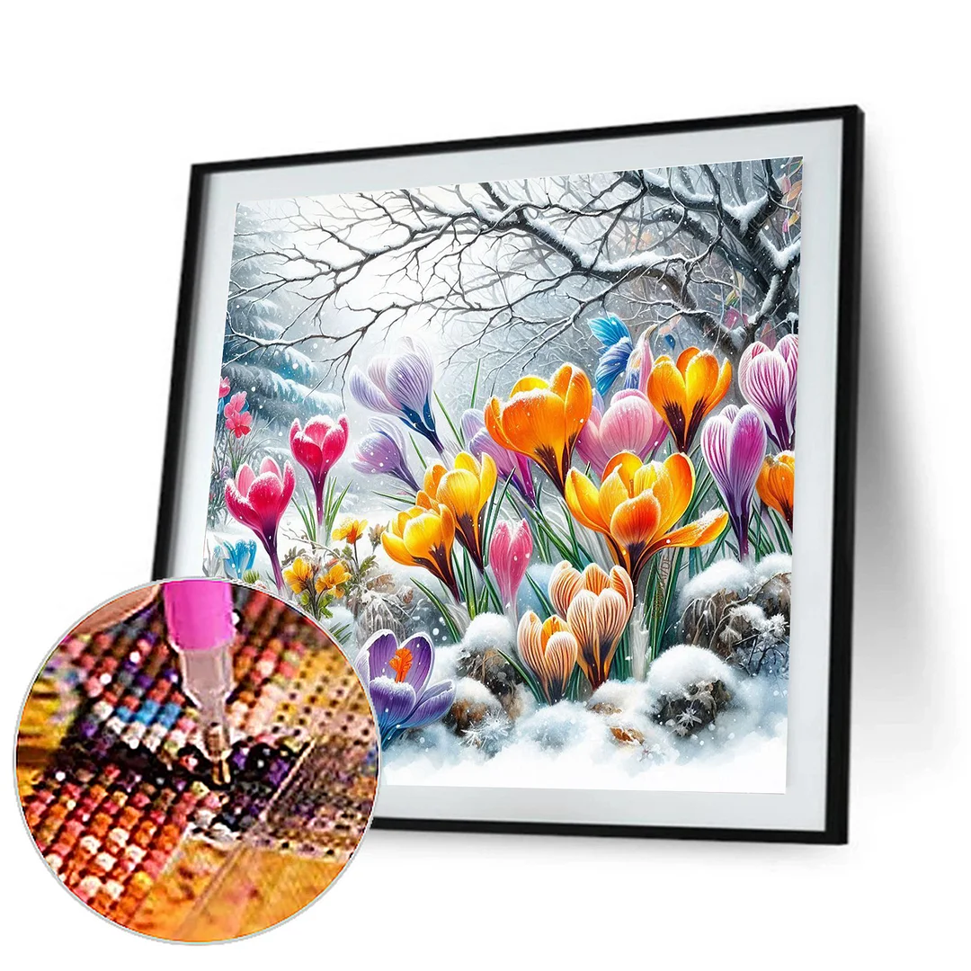 Diamond Painting - Full Round Drill - Flowers(Canvas|40*40cm)