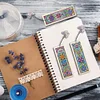 3Pcs DIY Flower Diamond Painting Bookmarks