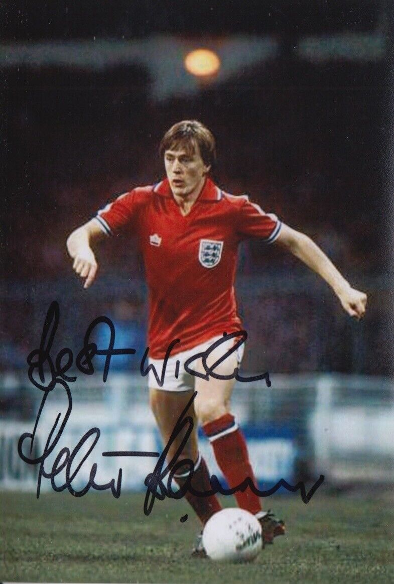 PETER BARNES HAND SIGNED 6X4 Photo Poster painting ENGLAND FOOTBALL AUTOGRAPH 1