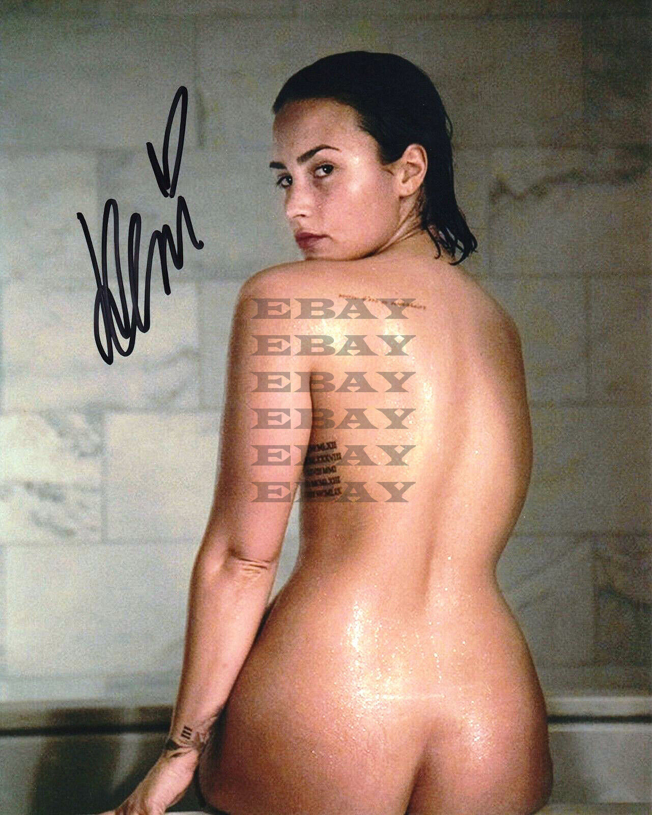 Demi Lovato Autographed Signed 8x10 Photo Poster painting Reprint