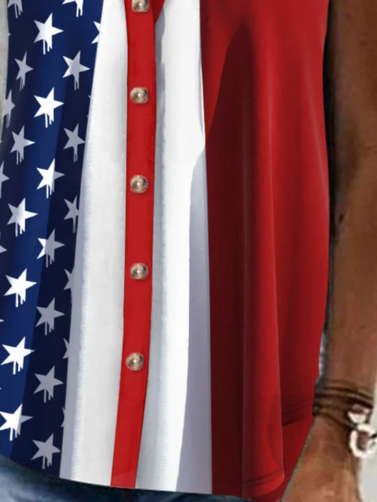 Women Half Sleeve V-neck Solid Color Dress