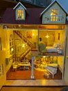Large-scale DIY Wooden Dollhouse Crafts Miniature Kit--Fairy Tale Home