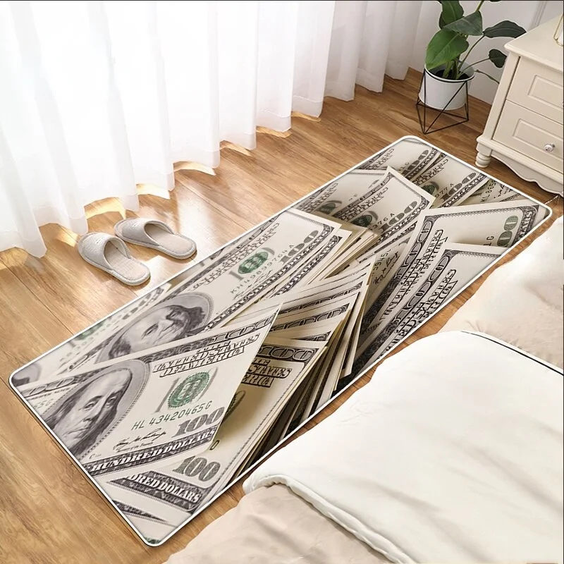 Athvotar Entrance Doormat Dollar Money Pattern Living Room Floor Rugs Home Decor Kitchen Absorbent Carpet Anti Slip Bathroom Mat 1127-0