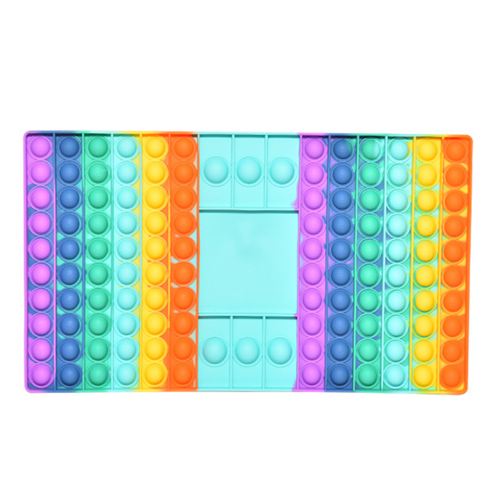 

Push Bubble Fidget Toys Large Checkerboard Stress Relief Puzzle Toy Purple, 501 Original