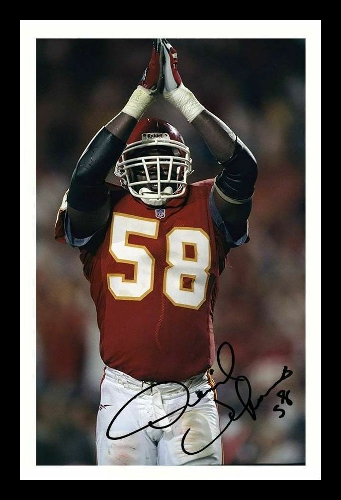 Derrick Thomas - Kanvas City Chiefs Autograph Signed & Framed Photo Poster painting