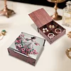 Diamond Painting Wooden Petal Girl 4 Slots Diamond Painting Storage Box for Adult Beginner