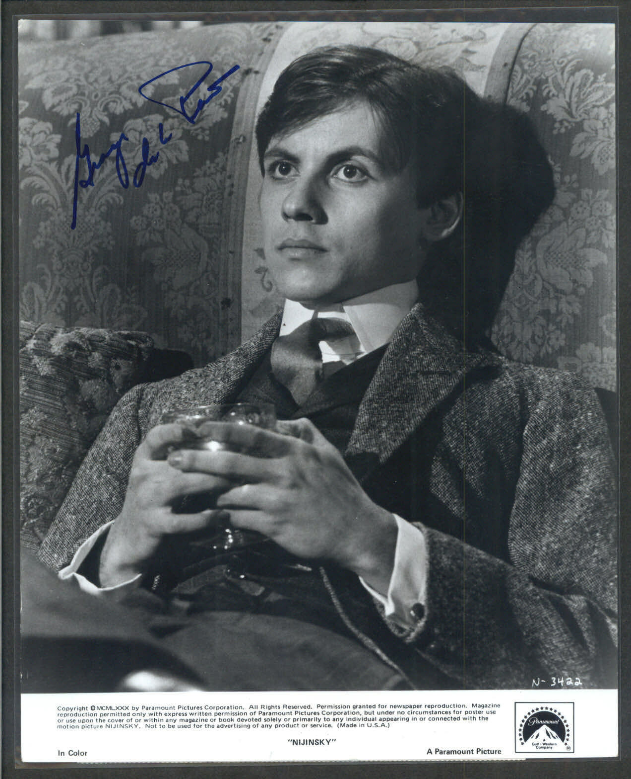 George De La Pena - Signed Autograph Movie Still - Nijinsky