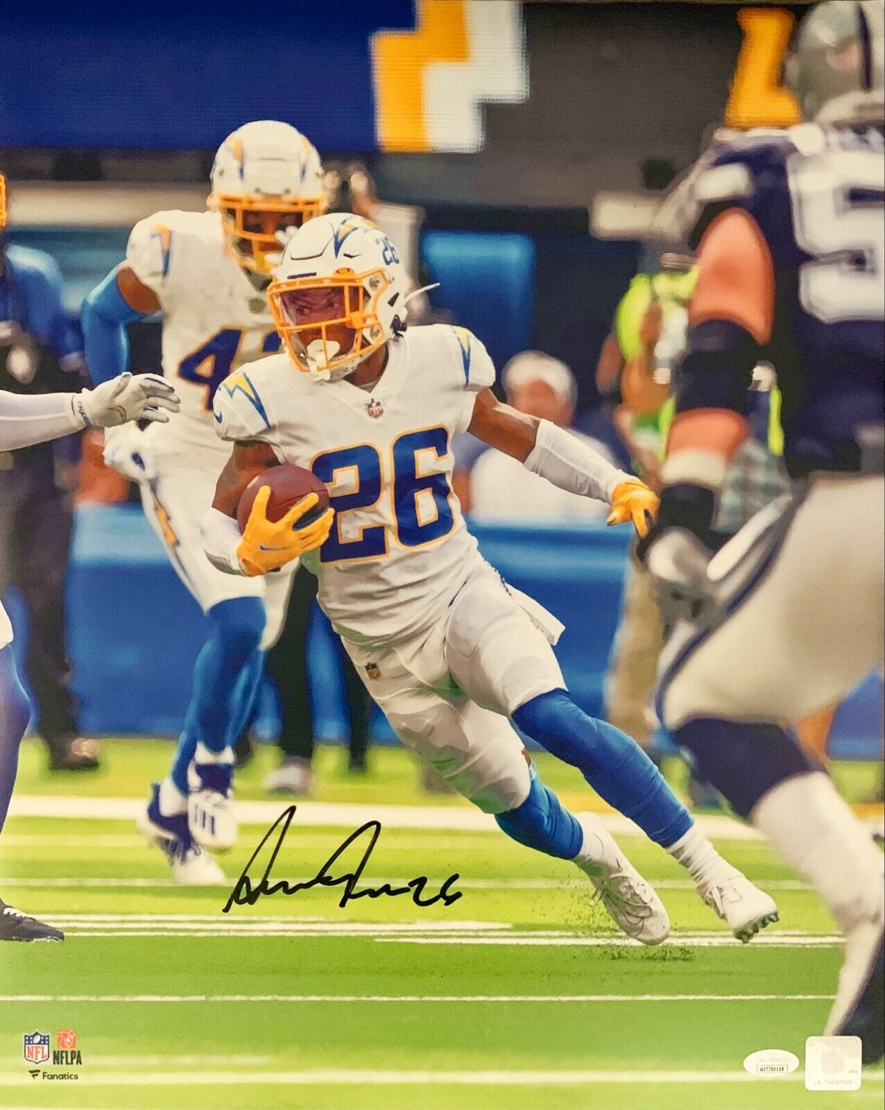 Asante Samuel Jr. autographed inscribed 16x20 Photo Poster painting NFL Los Angeles Chargers JSA