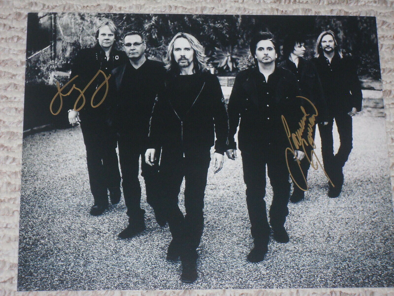 STYX SIGNED AUTOGRAPHED 11x14 Photo Poster painting JAMES YOUNG LAWRENCE GOWAN PROOF