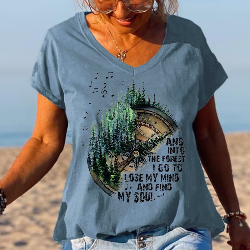 Forest Musical Note And Into The Forest Graphic Tees