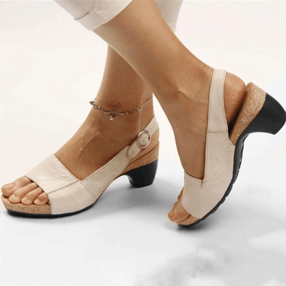 Mother's Day 59% off??- Comfortable Elegant Low Chunky Heel Shoes