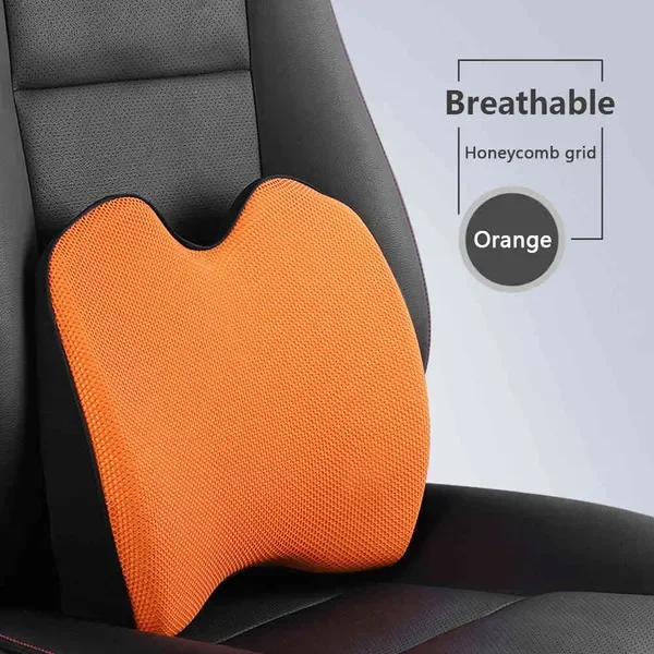 Headrest Travel Rest Neck Seat Auto Memory Space Cotton Head Support Cushion Cover Lumbar Pillow Car Accessories