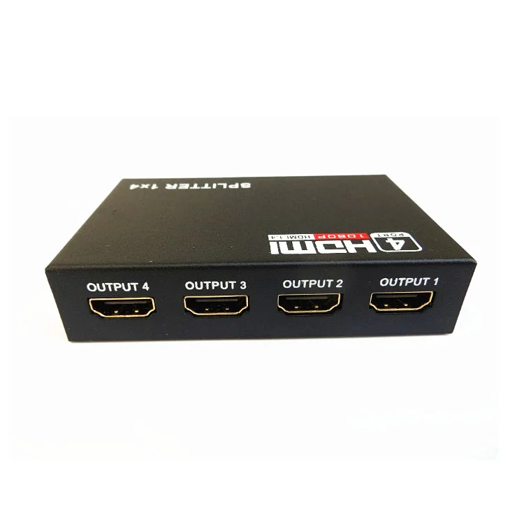 HDMI Splitter 1 To 4 Support Full HD 1080P 3D HDMI Splitter 1*4 Black