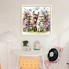 Flowers, Donkeys And Sheep-11CT Stamped Cross Stitch 40*40cm/15.75*15.75in tapestrymarket