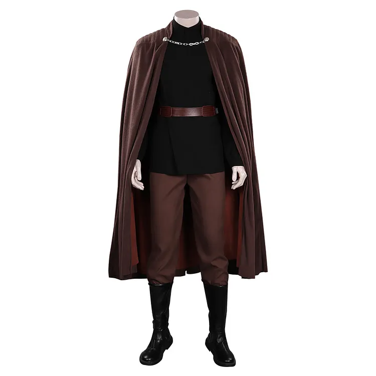 Count Dooku Brown Set Cosplay Costume Outfits Halloween Carnival Suit