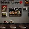 Beer calligraphy and painting - Vintage Metal Signs(8*12Inch) - Bar