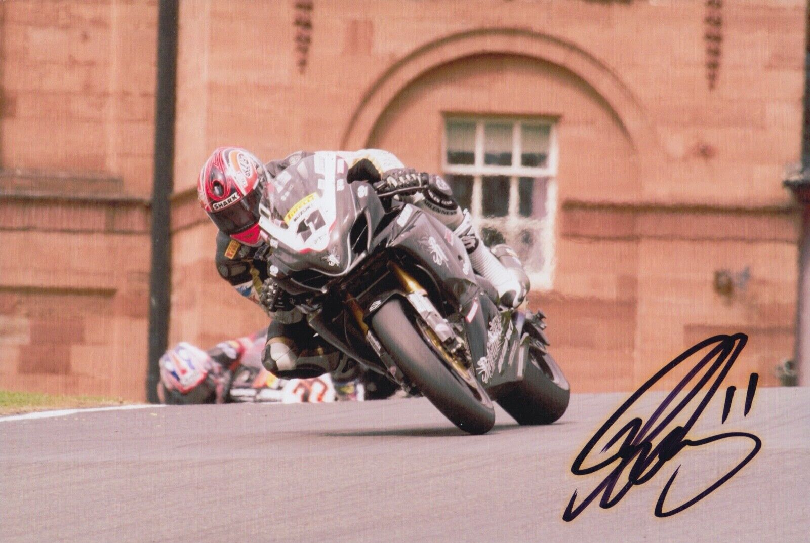 Ian Lowry Hand Signed 12x8 Photo Poster painting MotoGP Autograph BSB 1