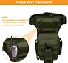 Taktisch Beintasche Milit&auml;r Beinbeutel MOLLE H&uuml;fttasche Sport Tactical Leg Bag Armee Beintaschen Wasserabweisend G&uuml;rteltasche Werkzeugtasche Tasche f&uuml;r Bein Herren Damen Motorrad Wandern Outdoor