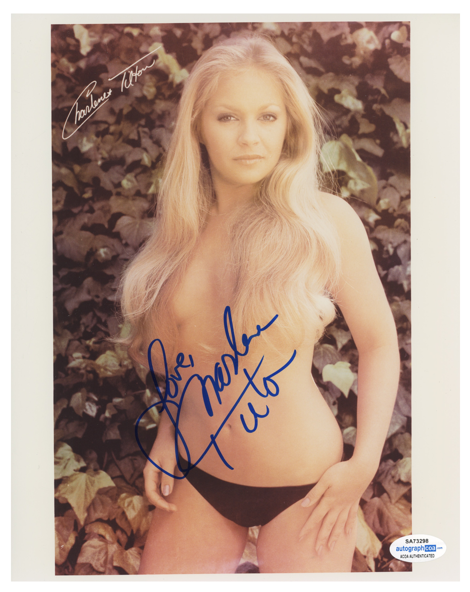 Charlene Tilton Dallas Signed ACOA Signed Autograph 8 x 10 Photo Poster painting