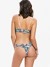 ZAFUL 2019 Hot New Arrival Sexy Bikinis Snakeskin Print High Leg Bikini Set Women Swimsuit Swimwear Wear on both sides Biquini