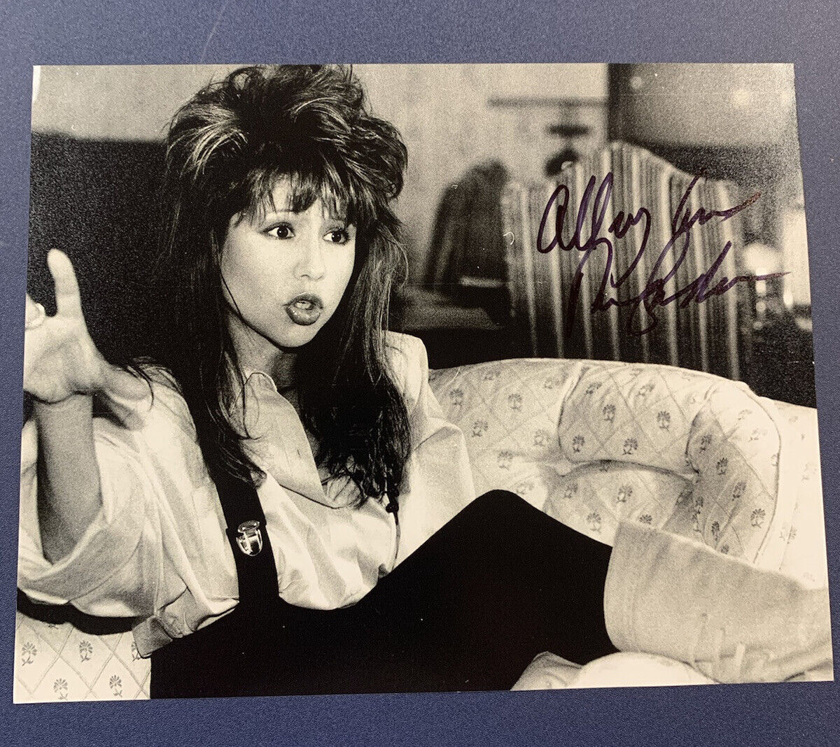 PIA ZADORA SIGNED 8x10 Photo Poster painting ACTRESS AUTOGRAPHED PLAYBOY MODEL SEXY HOT COA