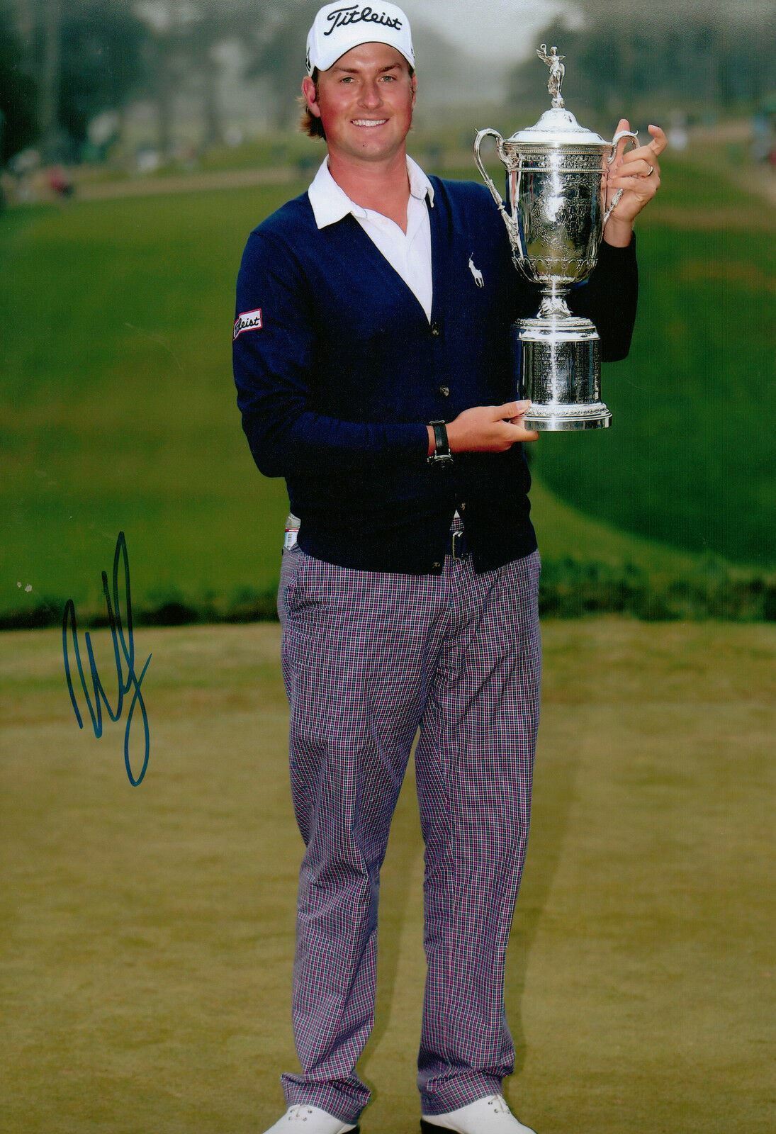 Webb Simpson Genuine Hand Signed 12X8 Photo Poster painting (3105)