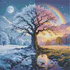 Diamond Painting -DIY Round Drill Tree(40x40cm)